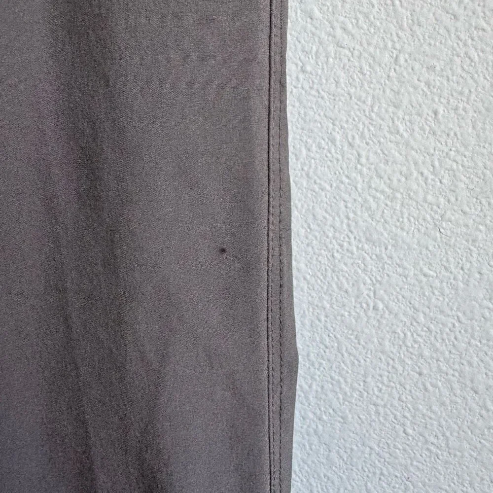 Athleta Skyline Pants Womens Size 2 XS Gray Grey Elastic Waist Stretch Belted - Picture 4 of 10